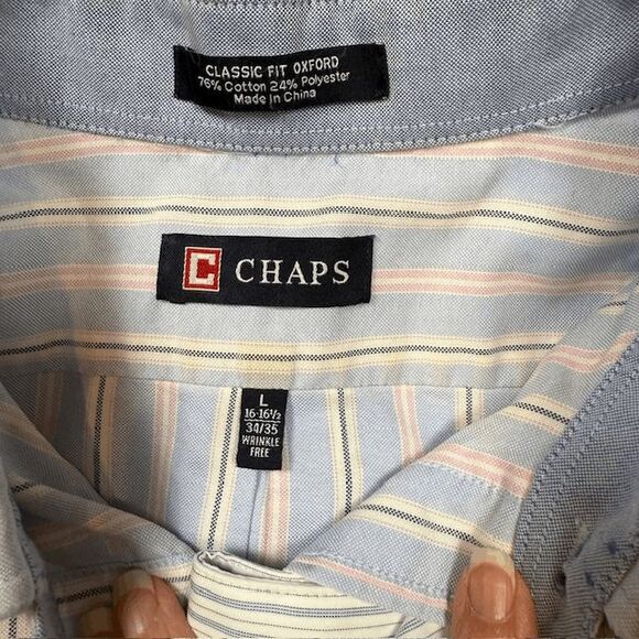 Bundle of 4 Men's Dress Shirts Marc Anthony, Calvin Klein, Size Large / 16 1/2 - Picture 3 of 6